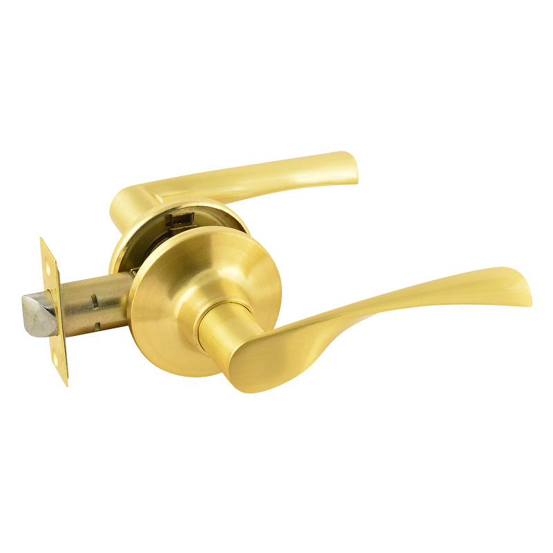 Ручка-защелка ЗВ2-05 мат. золото м/к Нора-М