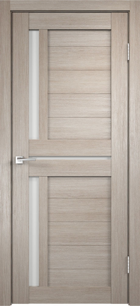 Дверь DUPLEX 3 со стеклом Капучино (700*2000) VELLDORIS