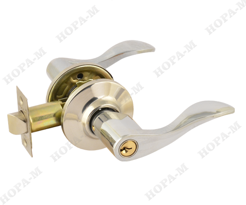 Ручка-защелка ЗВ1-01 хром (ключ/фиксатор) Нора-М