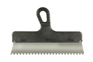 Шпатель фасадный 300 мм зуб  8 Х 8 мм  нерж Lux 1043308