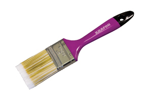 Кисть плоская искуств. щетина №1,5 (12/480) пласт.ручка 