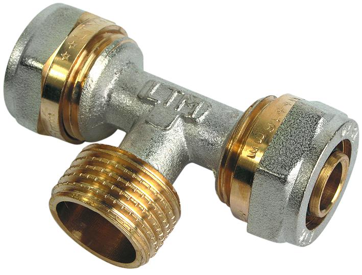 Тройник 16х1/2