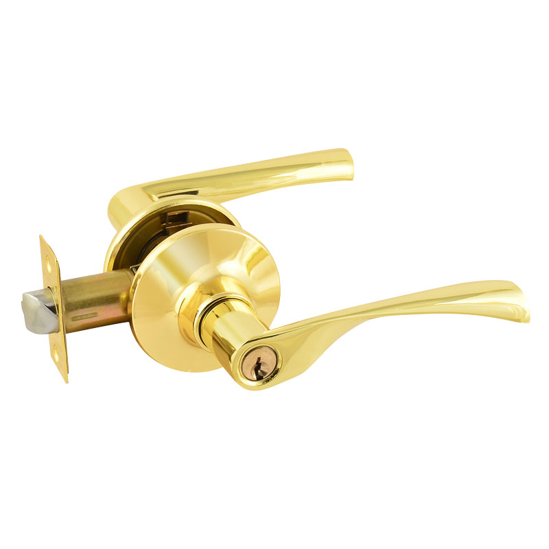 Ручка-защелка ЗВ2-01 золото (ключ/фиксатор) Нора-М