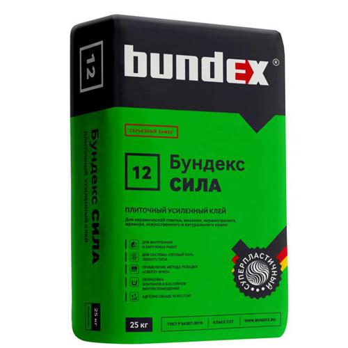 Клей плиточный БУНДЕКС Сила 25 кг С2Т  (48 шт)
