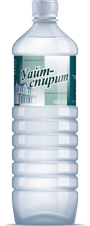 Уайт-спирит 0,9 л пэт бут. упак 18 шт Синтез