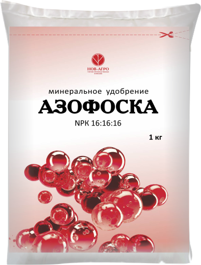Удобрение Азофоска (нитроаммофоска) 1кг