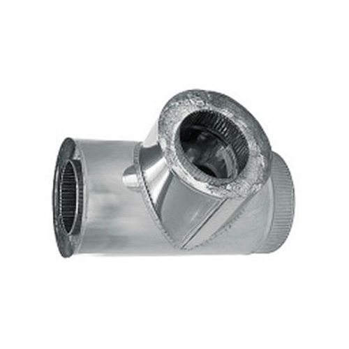 Сэндвич-тройник оц.+нерж. (0,5мм) 90* д.250*133 (130)