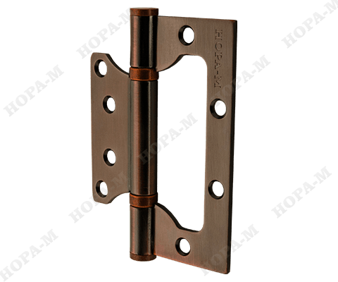 Петля накладная универс.100х75 B2-Steel-AB Apecs (БАБОЧКА)