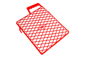 Решетка  (сито)  ПВХ 255 Х 230 мм красная