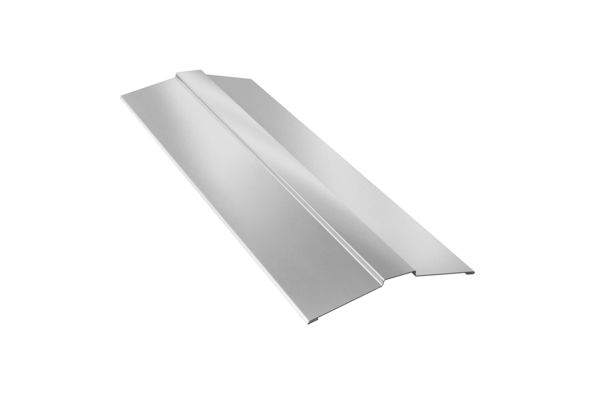 Планка конька плоского оцинкованный 150х150х2000 мм