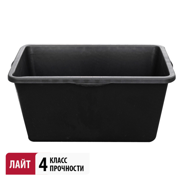 Таз строительный, универсальный, прямоугольный, 40 л EKOTOOLS 1085045