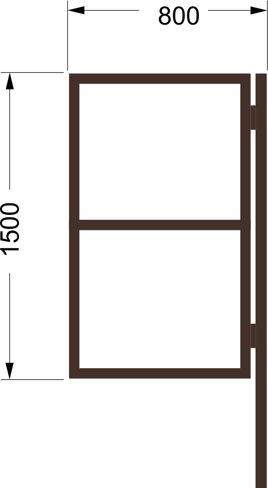 Калитка кар. корич.