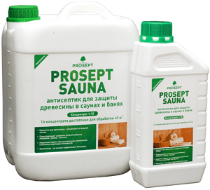 Антисептик для бань и саун концентрат 5 л 1:10 ПРОСЕПТ SAUNA