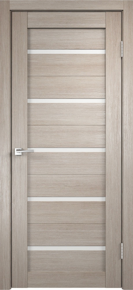 Дверь DUPLEX со стеклом (800*2000) Капучино VELLDORIS