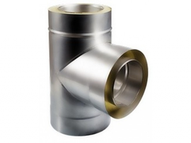 Сэндвич-тройник 90° (430/0,5мм + оц.) Ф200х280 FERRUM