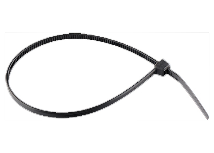 Хомуты 150 х 2,5 мм пластиковые черные 100 шт СИБРТЕХ. 45545