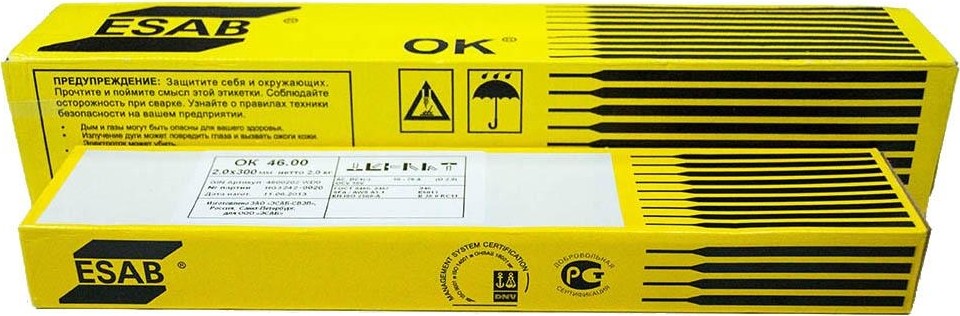 Электрод ОК 46.00 ESAB 3,0мм (2.5кг)