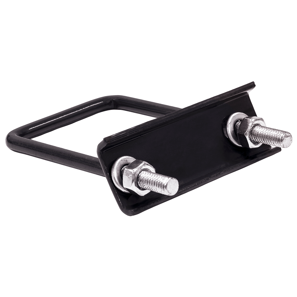 Крепеж для панели забора серый  (хомут) 50х50мм 7024