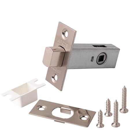 Задвижка дверная L-0126-NIS (мат.хром) Apecs