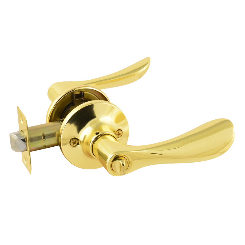 Ручка-защелка ЗВ3-03 м/к фиксатор (золото) Нора-М