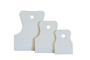 Шпатели резиновые белые  набор 3 шт  (40-60-80 мм) 