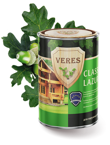 Пропитка Верес Классик Лазура №1 бесцветный 9л (1)