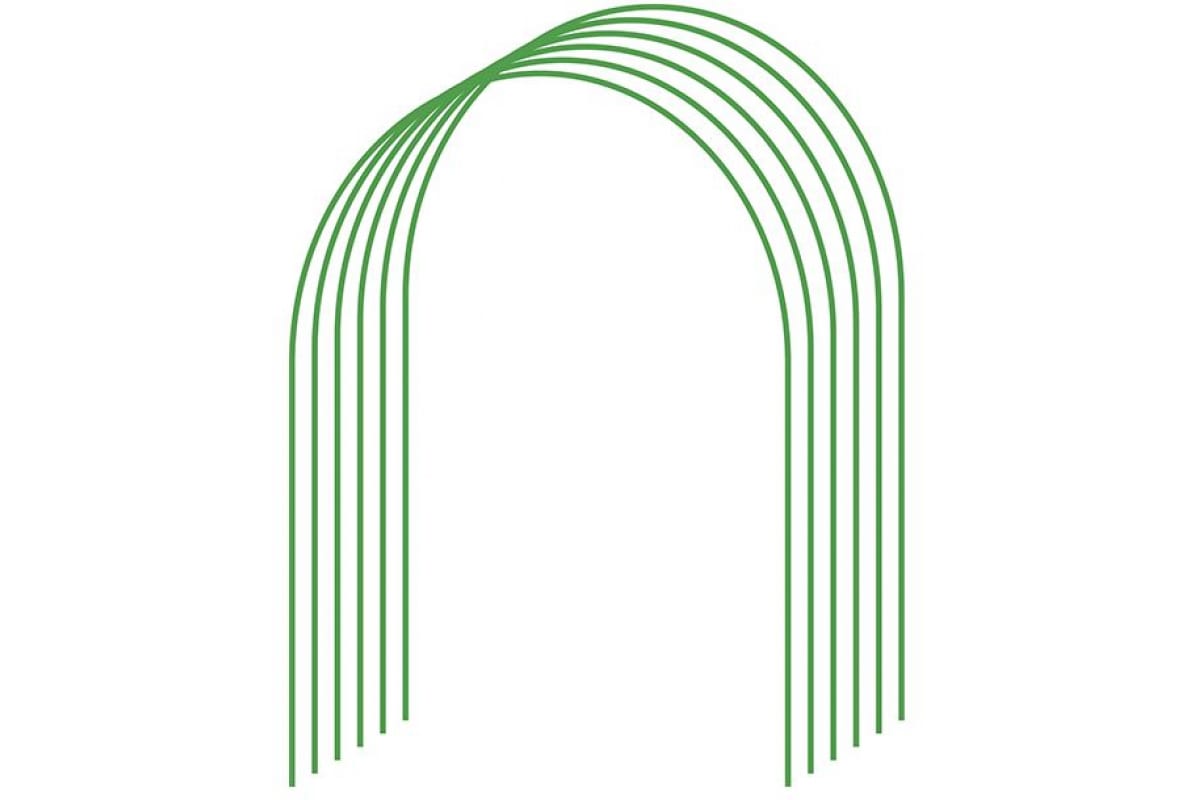 Парниковые дуги 4м металл в ПВХ (6шт в комплекте)