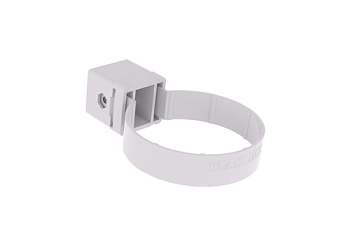 Хомут трубы ПВХ Kliker Premium белый инд.упак.RAL 9003