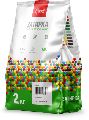 Затирка серая 004 для швов 2кг Старатели