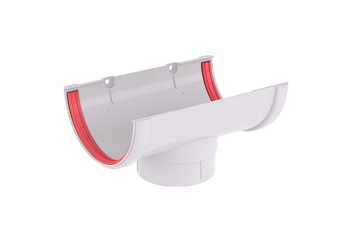 Воронка Классика  ПВХ 120  белая RAL 9003 Grand Line