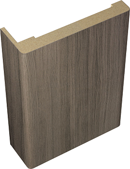 Дверной наличник экошпон телескопический Дуб серый поперечный 70х25х2200 VELLDORIS 