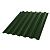 Лист профилированный зеленый С 21 2000х1050 мм ПЭ-6005-0,5 лист- 2,1м2