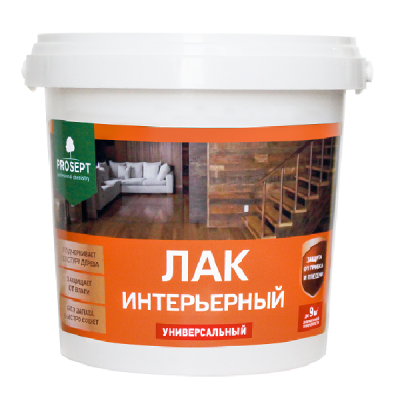Лак интерьерный универсальный 0,9л PROSEPT