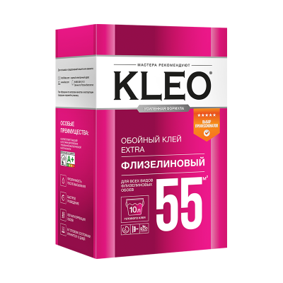 Клей обойный KLEO EXTRA 55 д/флизелин. обоев