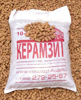 Керамзит (Гравий керамический) фас. 0,04м3 (фракция 0-5 сухая засыпка) (50)