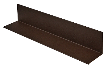 Планка примыкания верхняя 2000*250*147 ПЭ (Ral 8017) коричневый ЭКО
