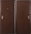 Дверь стальная Valberg "Профи" BMD PRO медн. антик 960*2060 левая мет-мет (Россия)