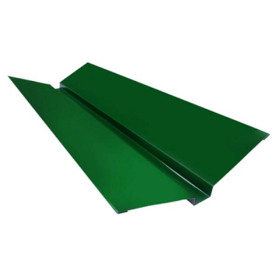 Планка ендовы внешняя 2000*90*25*70*25*90 ПЭ (Ral 6005) зеленый ЭКО