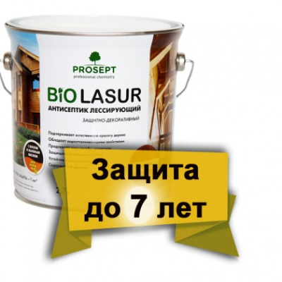 Антисептик лессирующий защитно-декоративный Сосна 9 л PROSEPT BIO LAZUR