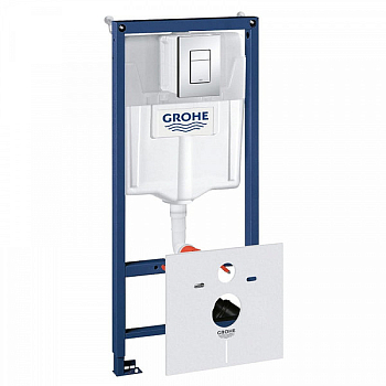 Инсталяция д/унитаза GROHE Rapid SL 4в1  6-9 л. 1,13 м арт.38775001 Набор (рама+панель+уголки+шумоизол АКЦИЯ