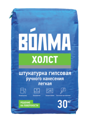 Смесь сухая строительная штукатурная на гипсовом вяжущем  серая 