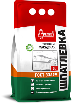 Шпатлевка фасадная 5 кг Старатели (12 шт)