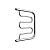 Полотенцесушитель MIXLINE SIMPLE PM1 50х50 1''
