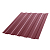 Лист профилированный бордо С 8 2000х1200 мм ПЭ-3005 0,4 мм 2,4 м2