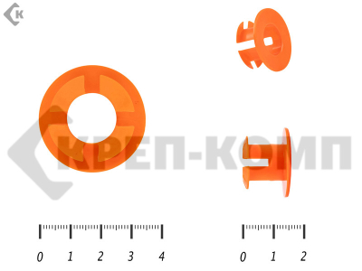 Потолочная нейлоновая втулка М16