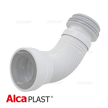 Труба гибкая фановая для выпуска унитаза от 280 до 550 мм.арт.A97  ALCA PLAST 