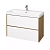 Тумба  Aquaton Сканди 90 Белый/Дуб Рустикальный 1A251901SDZ90+ раковина "Адриана-90" 1WH501629