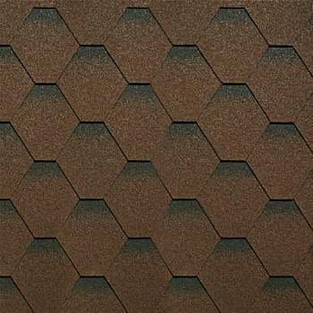 Черепица Шинглас Оптима коричневый (1 упак. - 3м2)