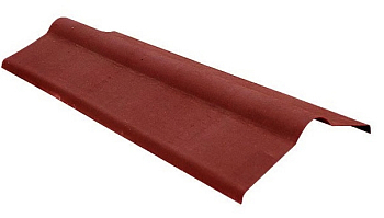 Конек для ондулина красный 1000х250х250 мм