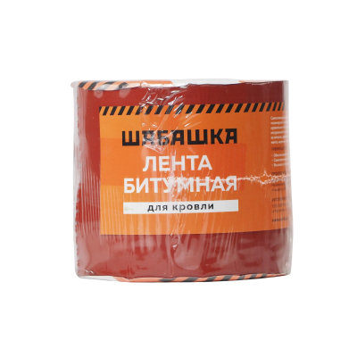 Лента кровельная битумно-полимерная Шабашка, 10 см x 3 м, красная 283098